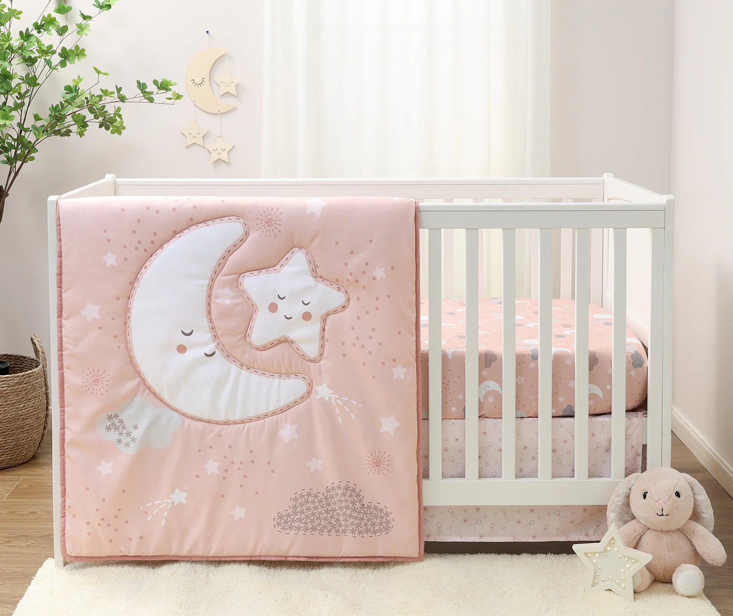 New Moon 3-Piece Crib Bedding Set
